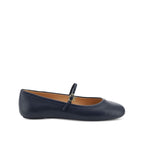 Gianvito Rossi Blue Fabric Ballet Flats