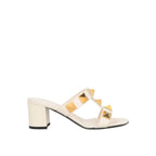 Valentino Garavani White Calfskin Platform Sandals
