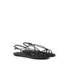 Prada Leather Flat Sandals