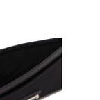 Prada Nylon And Leather Card Holder
