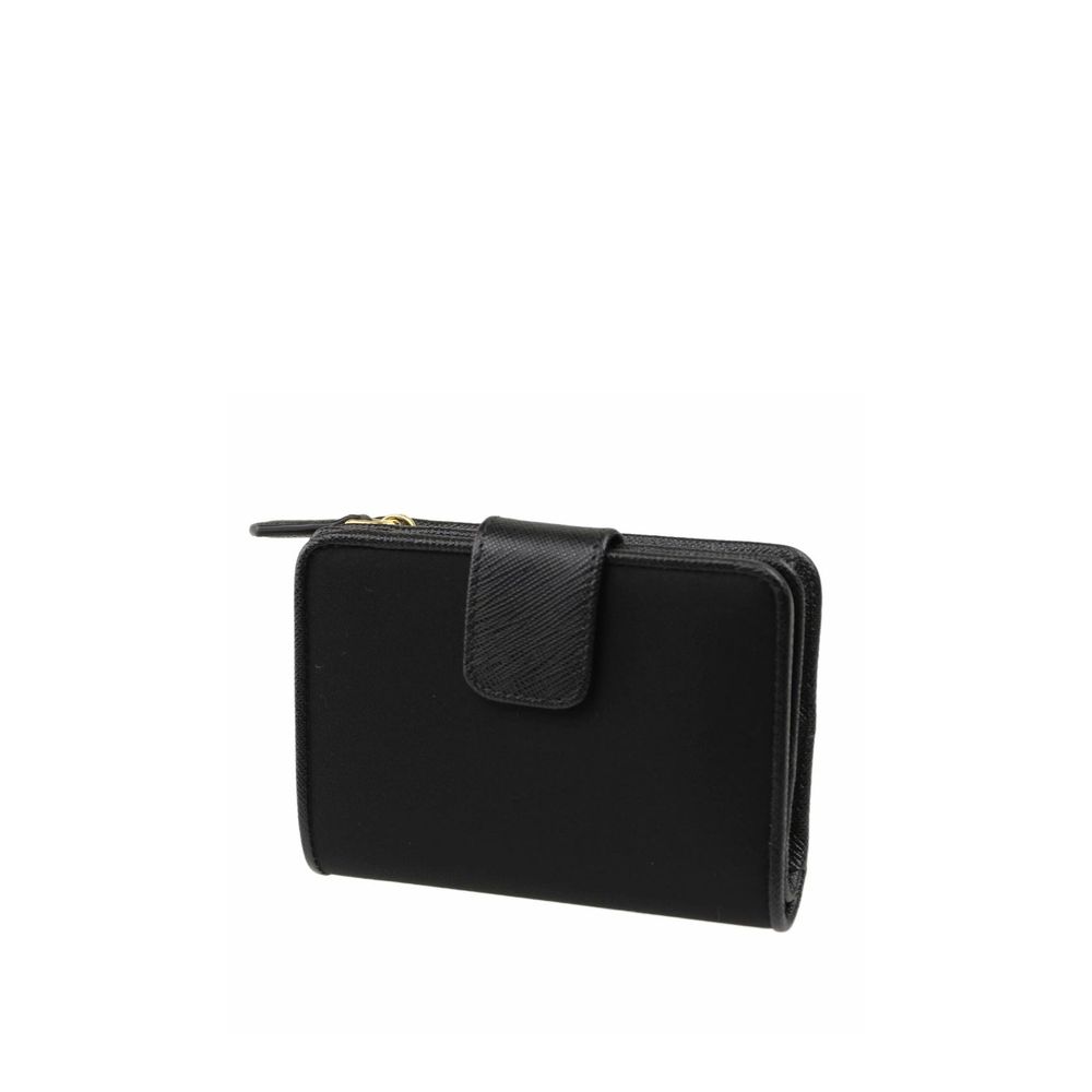Prada Nylon and Leather French Wallet