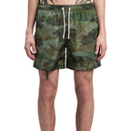 Palm Angels Green Polyester Swim Shorts