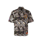 Heron Preston Green Cotton Pattern Shirt