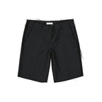 Dondup Black Virgin Wool Bermuda Shorts
