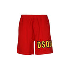 Dsquared² Red Cotton Shorts