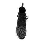 Versace Black Fabric Athletic Sneakers