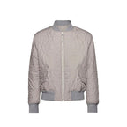 Salvatore Ferragamo Gray Polyester Bomber