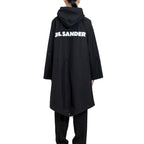 Jil Sander Mid-Length Cotton Hooded Parka