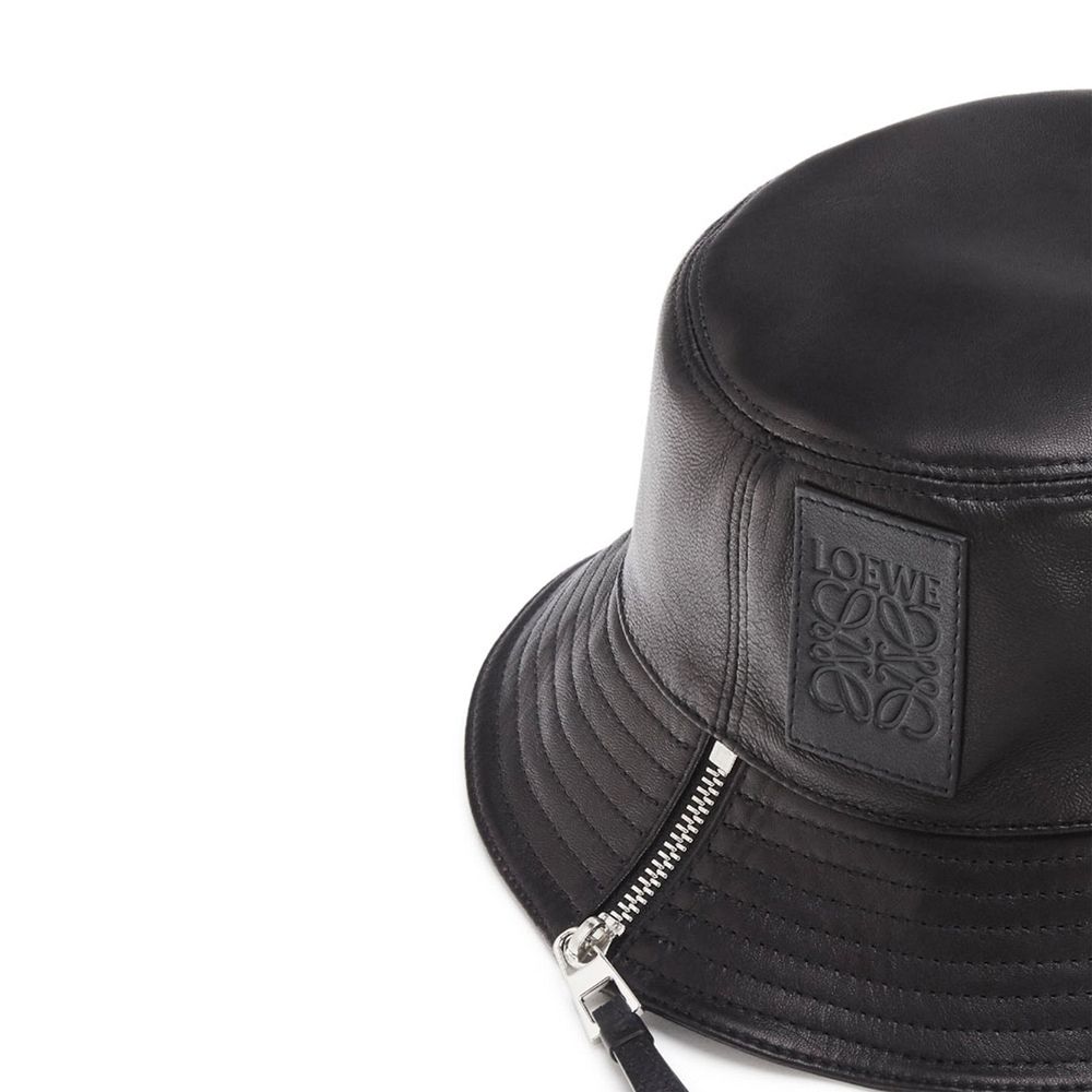 Loewe Black Calfskin Bucket Hat