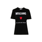 Moschino Couture Black Cotton T-Shirt