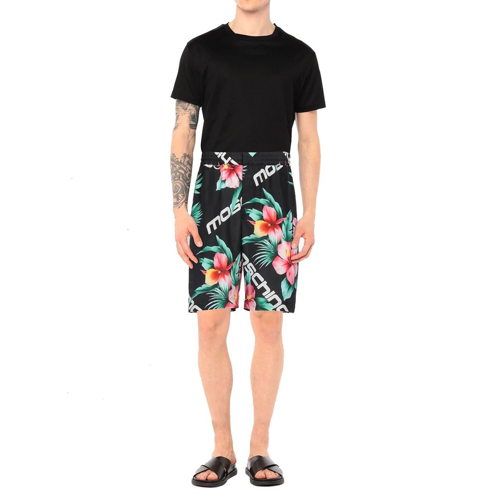 Moschino Couture Black Silk Short And Mini Shorts
