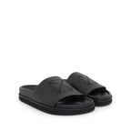Off-White Black Rubber Slippers