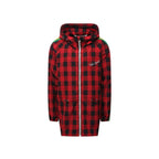 Palm Angels Red Polyamide Full-Length Jacket