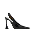 Saint Laurent Black Calfskin High Heel Pumps