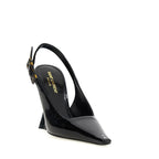 Saint Laurent Black Calfskin High Heel Pumps