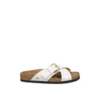 Valentino Garavani White Calfskin Strap-On Sandals