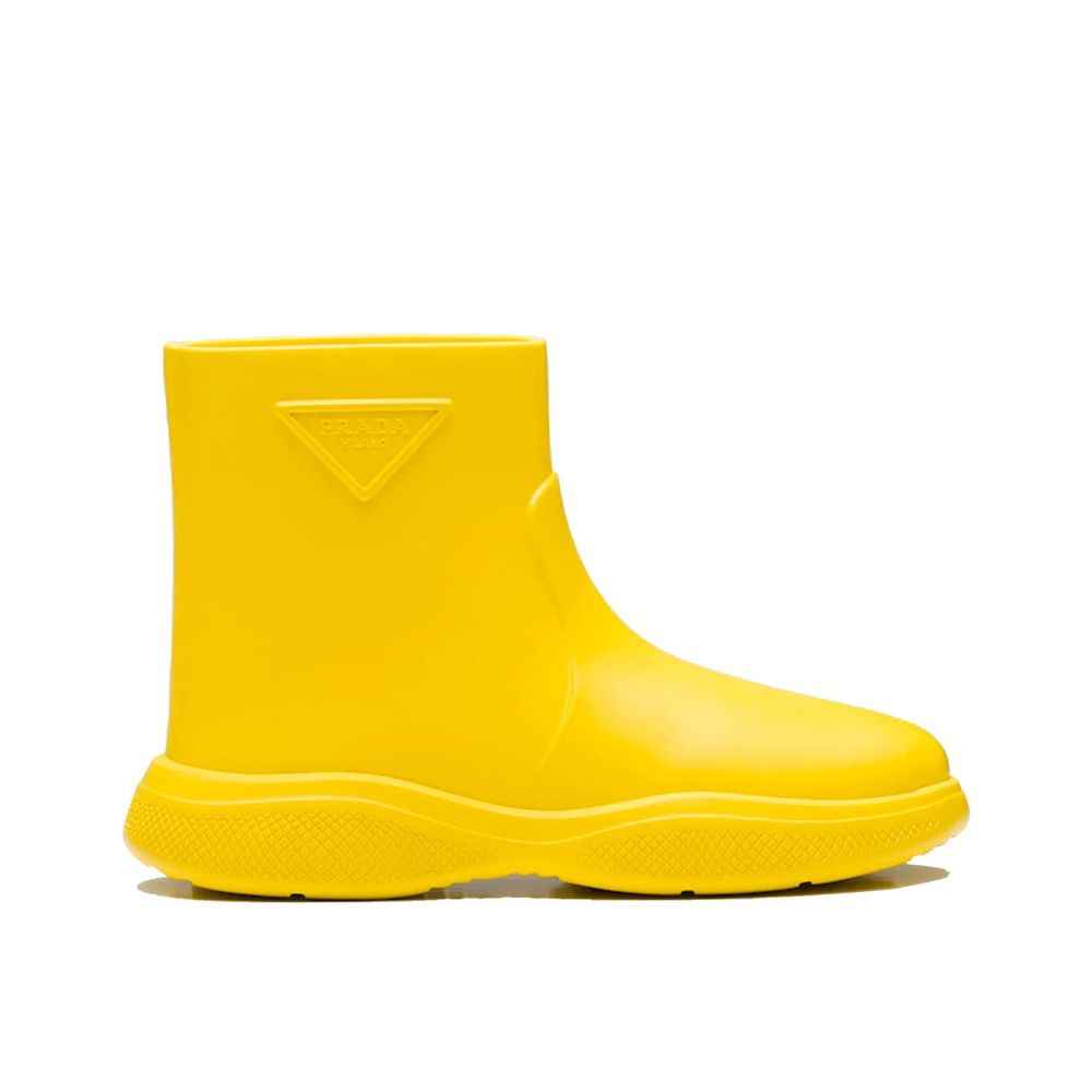 Prada Logo Rubber Boots