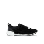 Sergio Rossi Black Fabric Athletic Sneakers