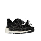 Sergio Rossi Black Fabric Chunky Sneakers