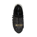 Sergio Rossi Black Fabric Chunky Sneakers
