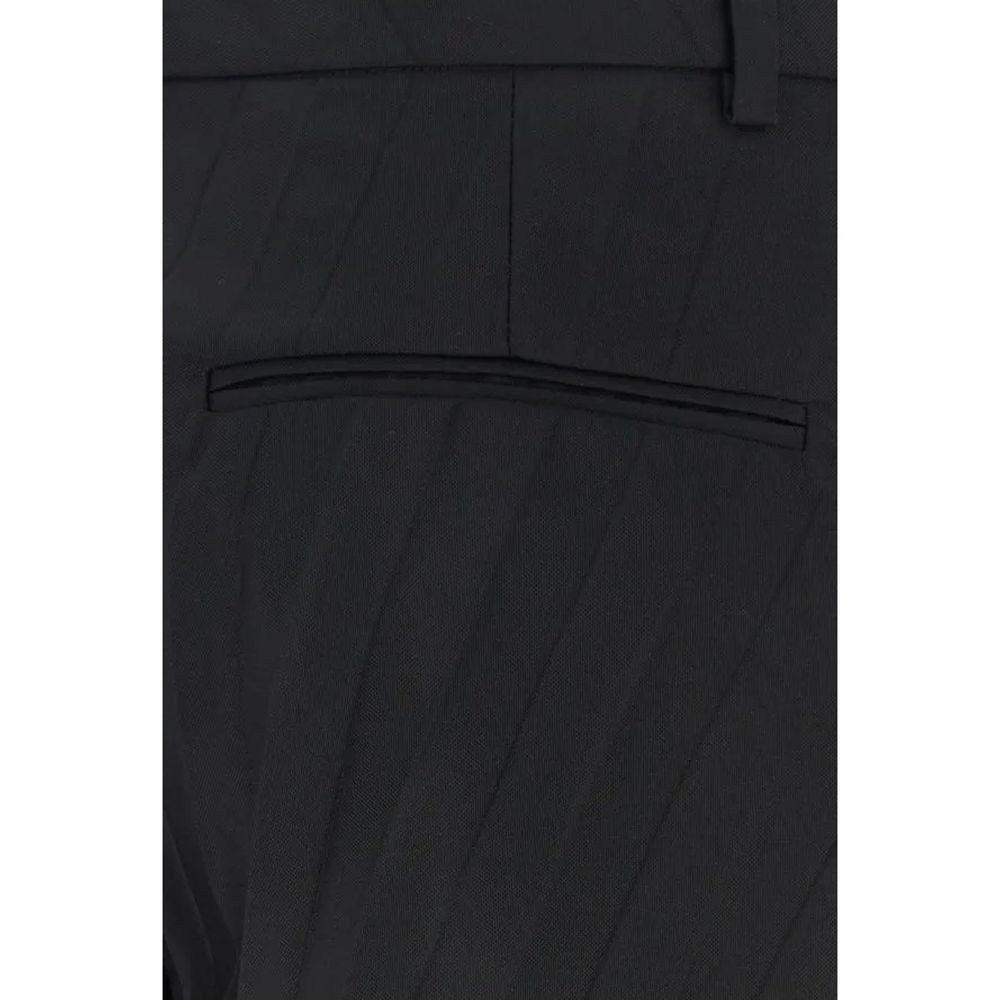 Valentino Black Nylon Bermuda Shorts