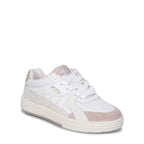 Palm Angels White Calfskin Low Top Sneakers