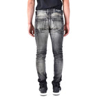 Balmain Black Cotton Skinny Jeans