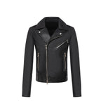 Balmain Black Leather Biker Jacket