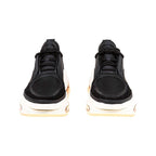 Balmain Black Calfskin Chunky Sneakers