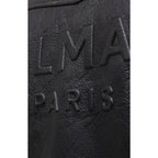 Balmain Black Leather Biker Jacket