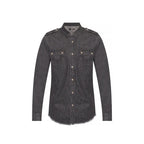 Balmain Black Denim Shirt