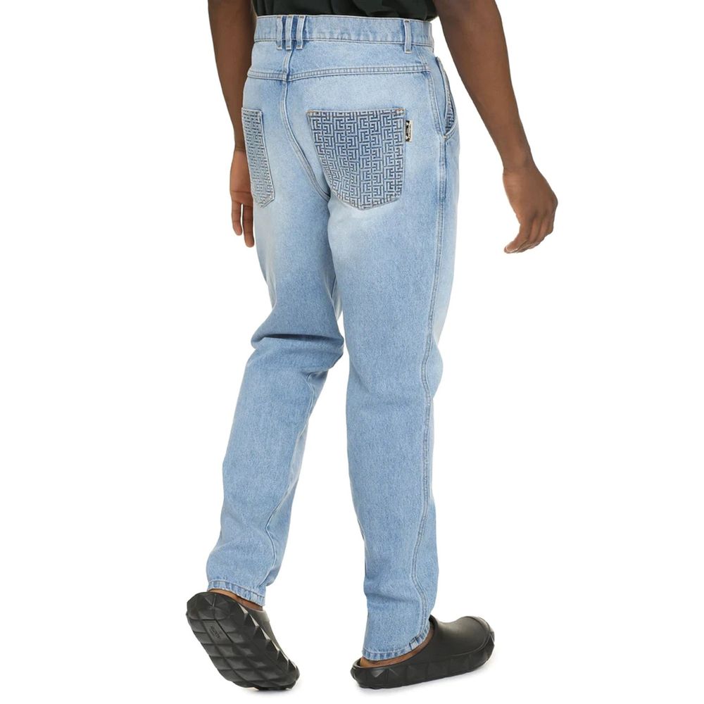 Balmain Cropped Straight Jeans