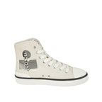 Isabel Marant Beige Canvas High Top Sneakers