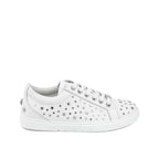 Jimmy Choo White Calfskin Low Top Sneakers