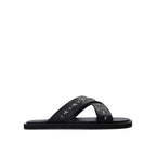 Jimmy Choo Black Calfskin Sandals