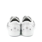Jimmy Choo White Calfskin Low Top Sneakers