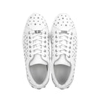 Jimmy Choo White Calfskin Low Top Sneakers
