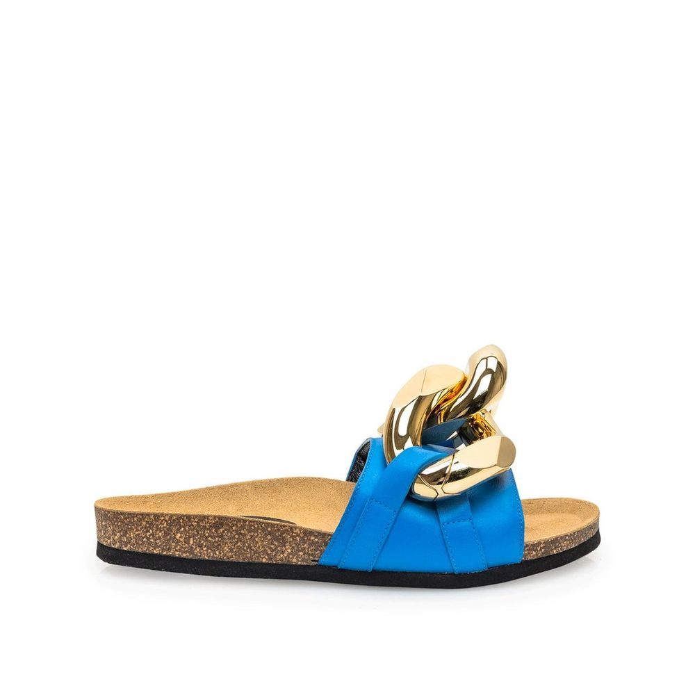 Jw Anderson Blue Calfskin Slippers