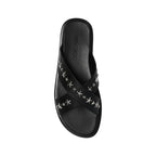 Jimmy Choo Black Calfskin Sandals