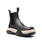 Lanvin Black Calfskin Chelsea Boots