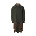 Maison Margiela Green Polyamide Coat