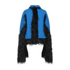 Maison Margiela Blue Wool Cloacks