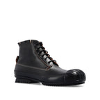 Maison Margiela Black Calfskin Lace-Up Boots