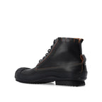 Maison Margiela Black Calfskin Lace-Up Boots