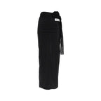 Dolce & Gabbana Black Elastane Long Skirt