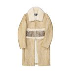 Dsquared² Beige Polyamide Coat