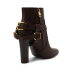 Dolce & Gabbana Brown Leather Ankle Boots