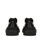 Dolce & Gabbana Black Calfskin Oxfords And Derbies