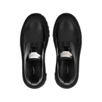 Dolce & Gabbana Black Calfskin Oxfords And Derbies