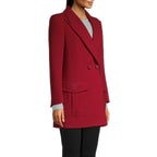 Fendi Red Virgin Wool Coat